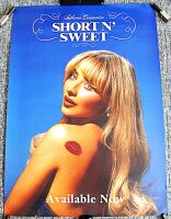 SABRINA CARPENTER U.K. RECORD COMPANY PROMO POSTER 'SHORT N' SWEET' ALBUM 2024