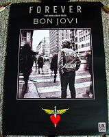 BON JOVI STUNNING RARE U.K. RECORD COMPANY PROMO POSTER 'FOREVER' ALBUM 2024