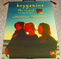BOY GENIUS U.K. RECORD COMPANY PROMO & GIGS POSTER 'THE RECORD' DEBUT ALBUM 2023