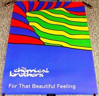 THE CHEMICAL BROTHERS U.K. PROMO POSTER 'FOR THAT BEAUTIFUL FEELING' ALBUM 2023