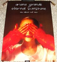 ARIANA GRANDE U.K. RECORD COMPANY PROMO POSTER 'ETERNAL SUNSHINE' ALBUM 2024