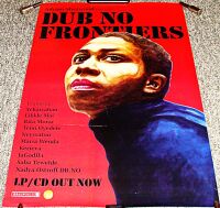 ADRIAN SHERWOOD U.K. RECORD COMPANY PROMO POSTER 'DUB NO FRONTIERS' ALBUM 2023