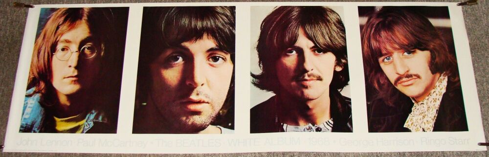 THE BEATLES THE WHITE ALBUM STUNNING RARE U.S. LITHO POSTER PRINT BL136 198