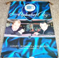 ABC STUNNING & RARE U.K. RECORD COMPANY PROMO POSTER 'ALPHABET CITY' ALBUM 1987