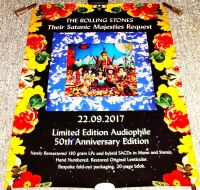 THE ROLLING STONES U.K. PROMO POSTER 'THEIR SATANIC MAJESTIES REQUEST' 50th 2017