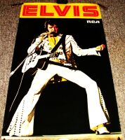 ELVIS PRESLEY ABSOLUTELY STUNNING RARE SWEDISH RECORD COMPANY PROMO POSTER 1972