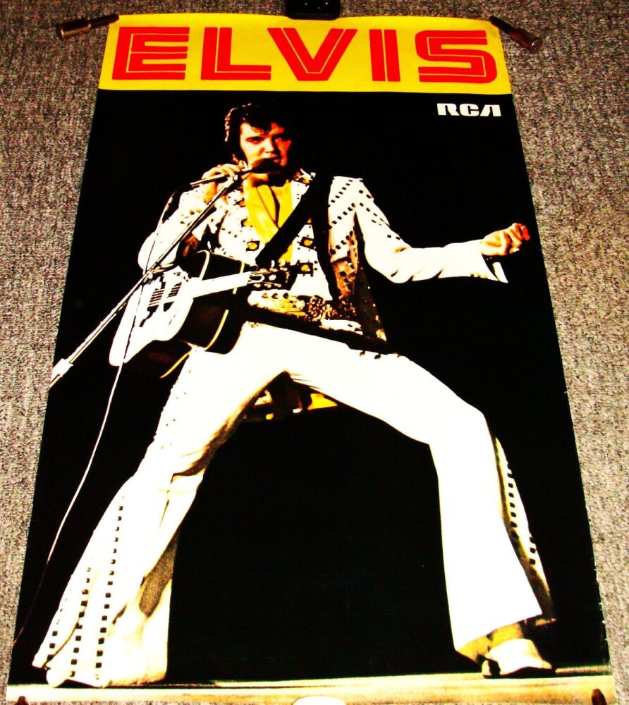 ELVIS PRESLEY ABSOLUTELY STUNNING RARE SWEDISH RECORD COMPANY PROMO POSTER 