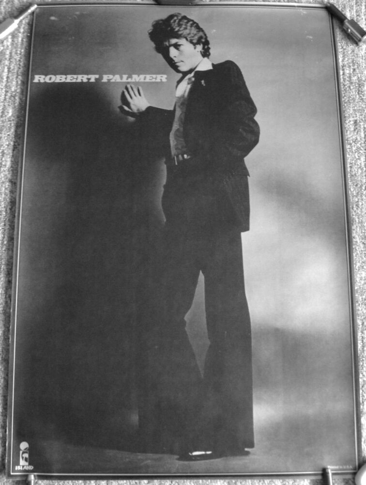 ROBERT PALMER REALLY STUNNING U.S. ISLAND RECORD COMPANY PROMO POSTER FROM 