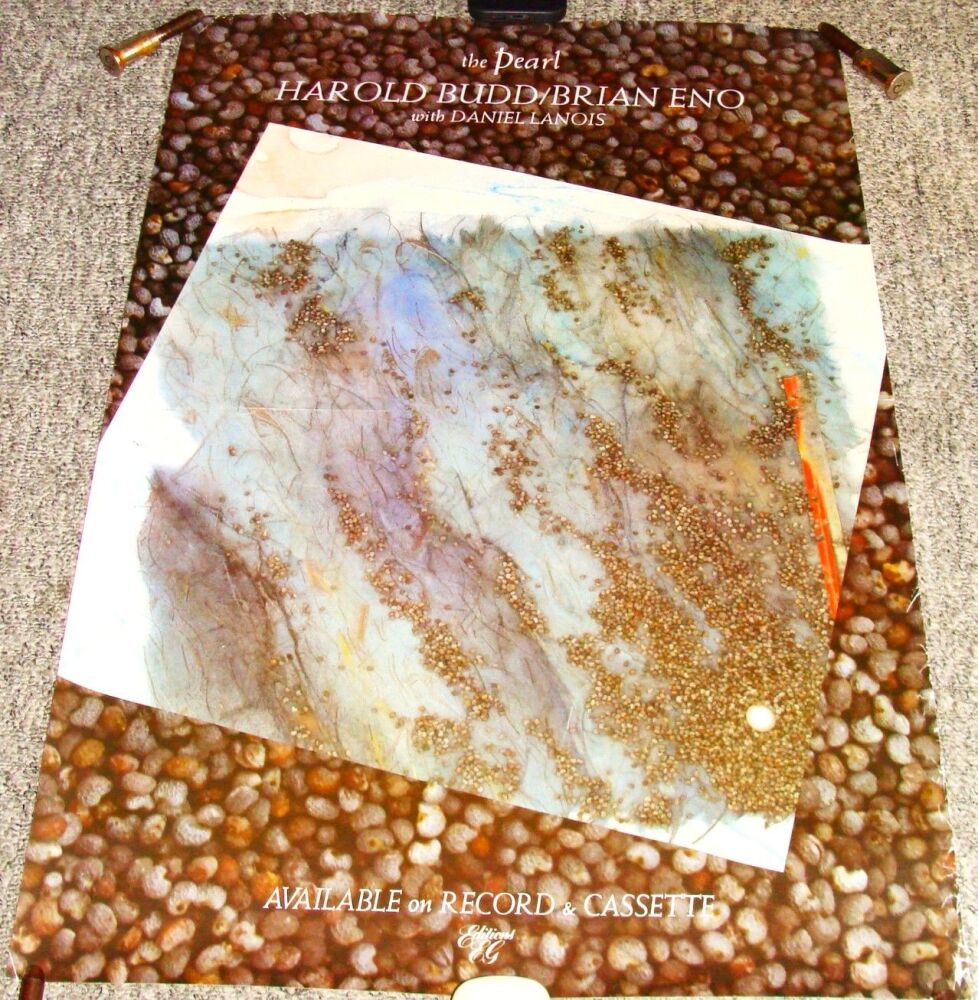 ROXY MUSIC BRIAN ENO U.K. RECORD COMPANY PROMO POSTER FOR 'THE PEARL' ALBUM