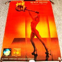 BE BOP DELUXE RARE U.S. RECORD COMPANY PROMO POSTER 'SUNBURST FINISH' ALBUM 1976