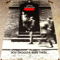 THE BEATLES JOHN LENNON RARE U.S. REC COM PROMO POSTER 'ROCK 'N' ROLL ALBUM 1975