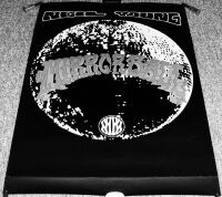 NEIL YOUNG SUPERB RARE U.K. RECORD COMPANY PROMO POSTER 'MIRRORBALL' ALBUM 1995