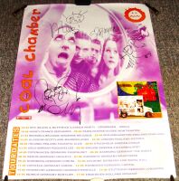 COAL CHAMBER UK REC COM PROMO POSTER DEBUT ALBUM AND TOUR FULLY AUTOGRAPHED 1997