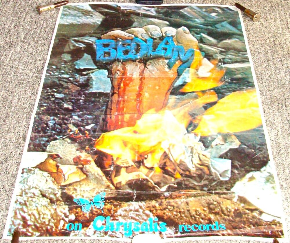 BEDLAM COZY POWELL HEAVY/PROG STUNNING RARE 1973 REC COM U.K. ALBUM PROMO P