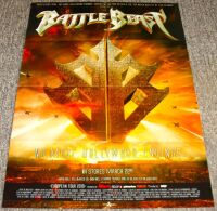 BATTLE BEAST U.K. PROMO & TOUR POSTER FOR 'NO MORE HOLLYWOOD ENDINGS' ALBUM 2019