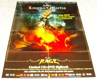 LINGUA MORTIS ORCHESTRA RAGE U.K. RECORD COMPANY PROMO POSTER 'LMO' ALBUM 2013