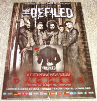 THE DEFILED SUPERB RARE U.K. RECORD COMPANY PROMO POSTER 'DAGGERS' ALBUM 2013