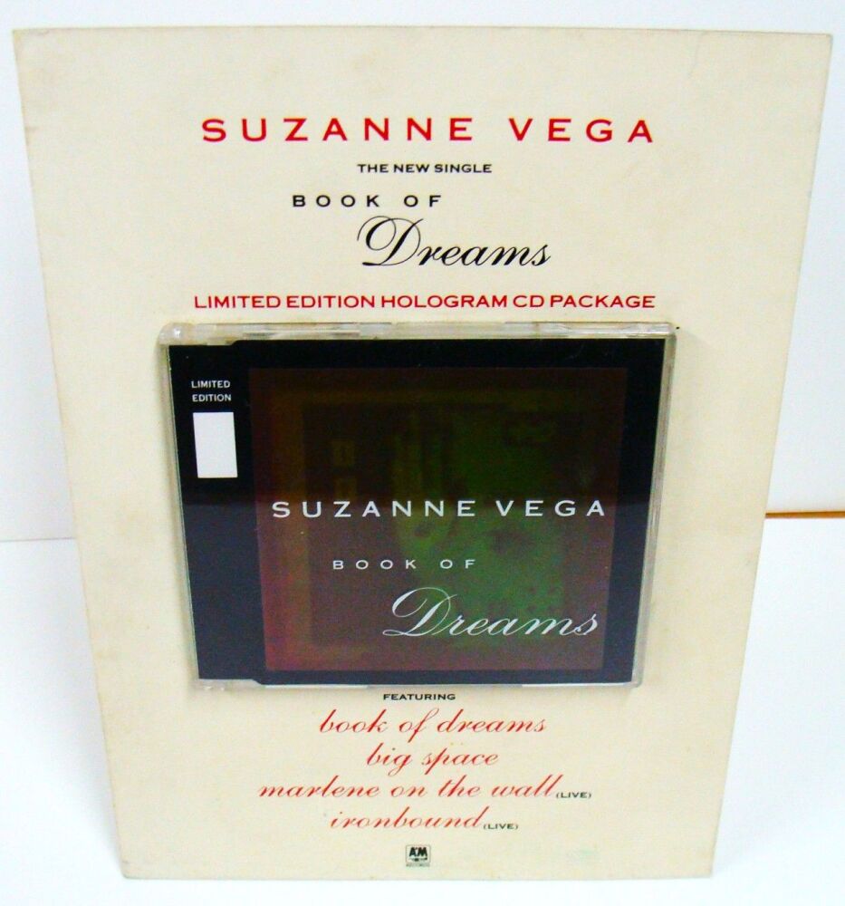 SUZANNE VEGA U.K. RECORD COMPANY PROMO HOLOGRAM CD SINGLE COUNTER DISPLAY 1