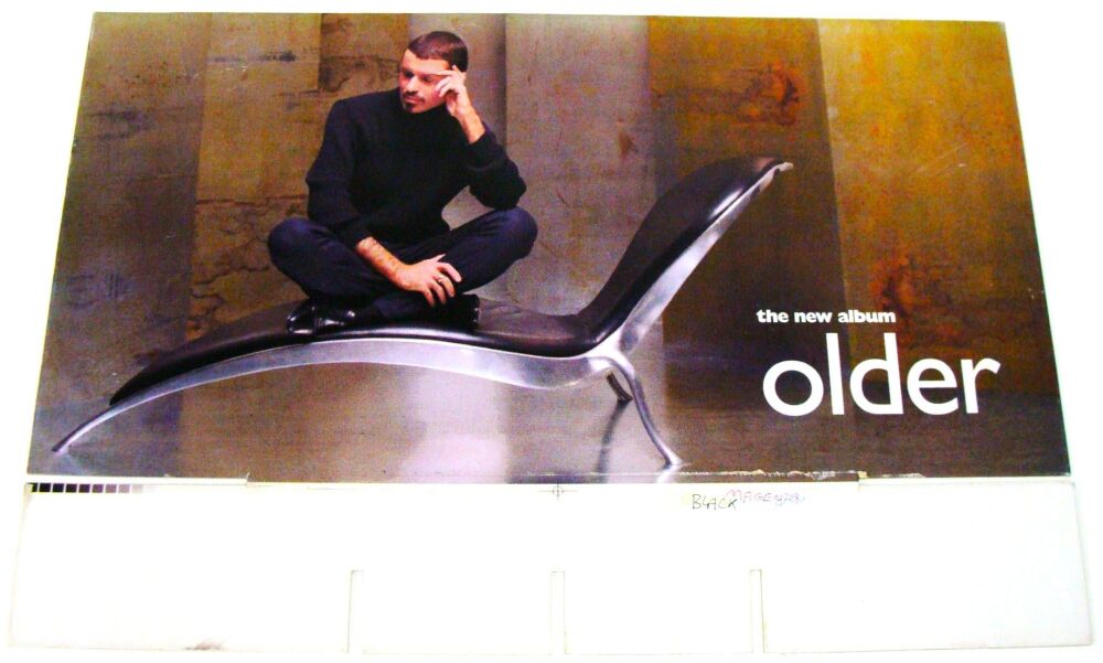 GEORGE MICHAEL UK REC COM PROMO COUNTER STANDEE SHOP DISPLAY 'OLDER' ALBUM 