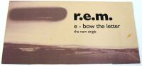 R.E.M. UK REC COM STANDEE/FLAT BOARD SHOP DISPLAY 'E-BOW THE LETTER' SINGLE 1996