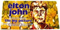 ELTON JOHN RARE U.K. PROMO FLAT BOARD SHOP DISPLAY 'THE BIG PICTURE' ALBUM 1997