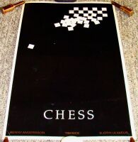 CHESS ABBA REALLY STUNNING AND RARE POSTER FOR THE PRICE EDWARD THEATRE IN 1986