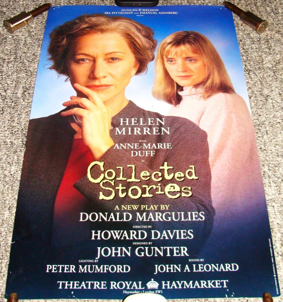COLLECTED STORIES HELEN MIRREN STUNNING POSTER FOR THEATRE ROYAL HAYMARKET 