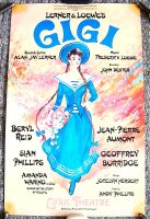 GIGI SIAN PHILLIPS BERYL REID STUNNING RARE POSTER FOR LYRIC THEATRE LONDON 1985