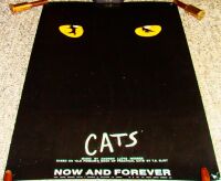CATS WEBBER REALLY GORGEOUS AND RARE POSTER FOR THE NEW LONDON THEATRE IN 1981