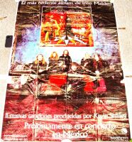IRON MAIDEN MEXICO RECORD COMPANY PROMO VINYL BANNER 'DANCE OF DEATH' ALBUM 2003