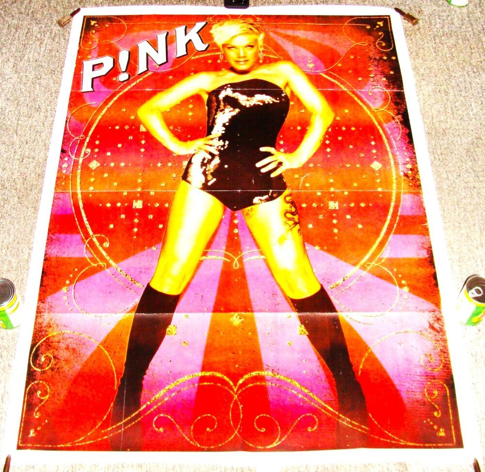 PINK ABSOLUTELY STUNNING AND RARE U.K. PROMO/MERCHANDISING POSTER FROM 1999