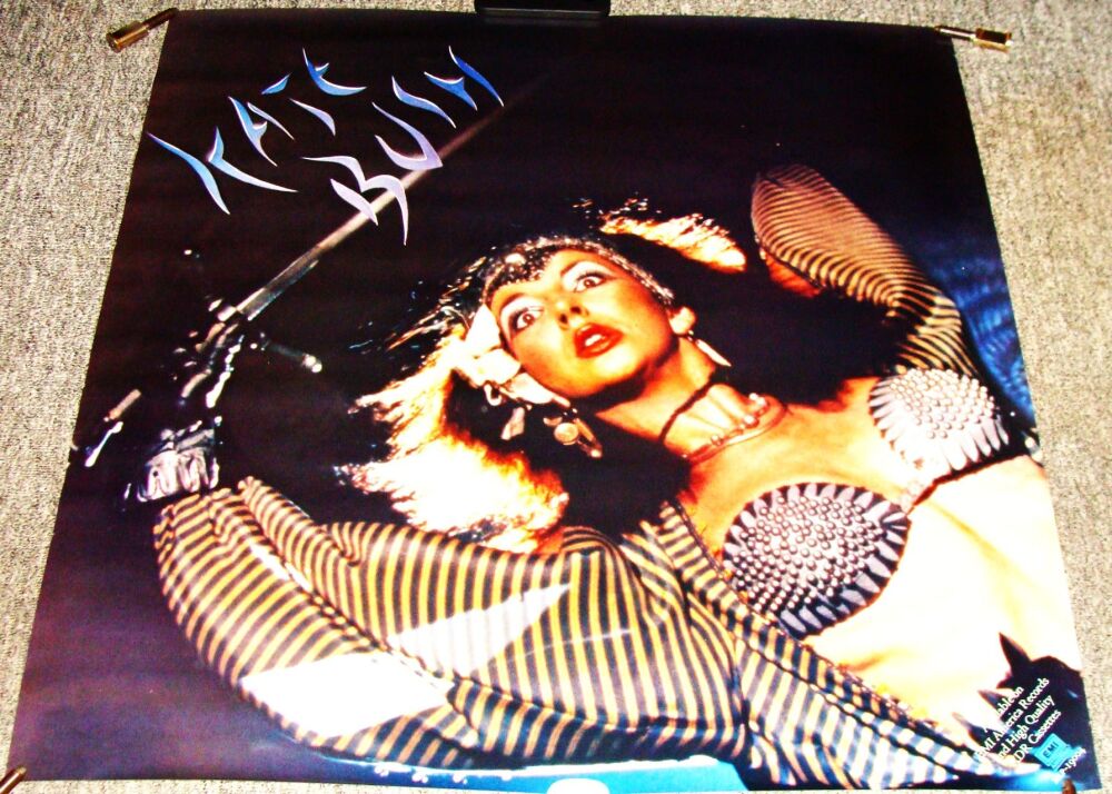KATE BUSH STUNNING U.S. RECORD COMPANY PROMO POSTER 'KATE BUSH' MINI ALBUM 