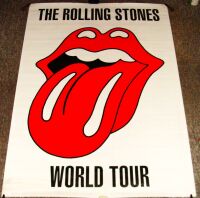 THE ROLLING STONES REALLY GORGEOUS WORLD TOUR POSTER FOR 'VOODOO LOUNGE' IN 1994