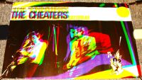 THE CHEATERS U.K. PROMO POSTER 'NUTHIN' EVER HAPPENS ON SATURDAYS' SINGLE 1980
