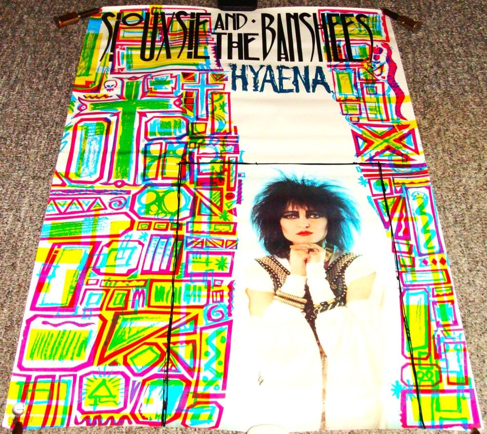 SIOUXSIE AND THE BANSHEES U.S. RECORD COMPANY PROMO POSTER 'HYAENA' ALBUM 1