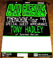ALAN PARSONS LIVE PROJECT TONY HADLEY RARE GERMAN CONCERT TOUR BLANK POSTER 1999