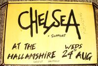 CHELSEA RARE CONCERT POSTER FOR WEDNESDAY 24th AUGUST 1994 HALLAMSHIRE SHEFFIELD