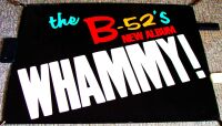 THE B-52'S SUPERB RARE U.K. RECORD COMPANY PROMO POSTER FOR 'WHAMMY!' ALBUM 1983