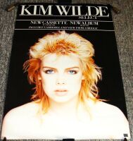 KIM WILDE STUNNING RARE U.K. RECORD COMPANY PROMO POSTER FOR 'SELECT' ALBUM 1982