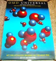 O.M.D. SUPERB RARE GERMAN RECORD COMPANY PROMO POSTER FOR 'UNIVERSAL' ALBUM 1996