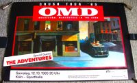 O.M.D. SUPERB RARE CONCERT POSTER SAT 12th OCT 1985 COLOGNE SPORTS HALL GERMANY