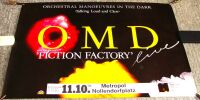 O.M.D. 'TALKING LOUD AND CLEAR' THUR 11th OCT 1984 CONCERT POSTER GERMANY 1984