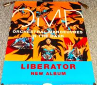 O.M.D. STUNNING RARE U.S. RECORD COMPANY PROMO POSTER FOR 'LIBERATOR' ALBUM 1993