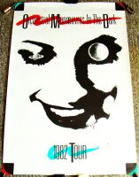 O.M.D. SUPERB RARE UK RECORD COMPANY PROMOTIONAL WORLD CONCERT TOUR POSTER 1982