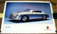 PORSCHE CAR CLASSICS RETRO SPIRIT STUNNING AND RARE DOUBLE SIDED PROMO POSTER