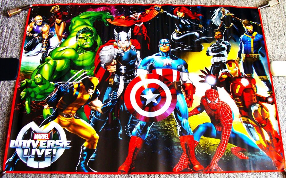 MARVEL UNIVERSE LIVE ABSOLUTELY STUNNING AND RARE PROMOTIONAL MERCHANDISE P