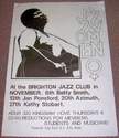 AZIMUTH BETTY SMITH JAZZ WOMEN CONCERT POSTER NOVEMBER 1982 BRIGHTON JAZZ CLUB