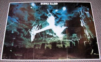 BLUES BAND UK RECORD COMPANY PROMO POSTER FOR THE SELF TITLED DEBUT ALBUM 1