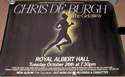 CHRIS DE BURGH SUPERB CONCERT POSTER TUESDAY 26TH OCTOBER 1982 ROYAL ALBERT HALL