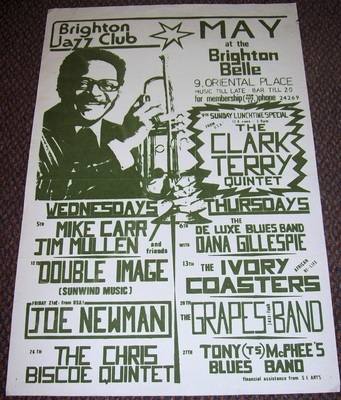 DANA GILLESPIE GROUNDHOGS McPHEE STUNNING CONCERTS POSTER MAY 1982 BRIGHTON